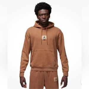 Nike Air Jordan Essentials Statement Fleece Pullover Hoodie  Archaeo Brown/Hemp